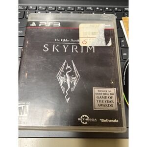 The Elder‎ Scrolls V Skyrim Sony PlayStation 3 PS3 Game with Manual and Map